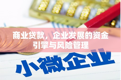 深坑商业贷款，企业发展的资金引擎与风险管理
