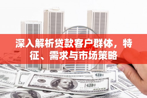 府谷深入解析贷款客户群体，特征、需求与市场策略