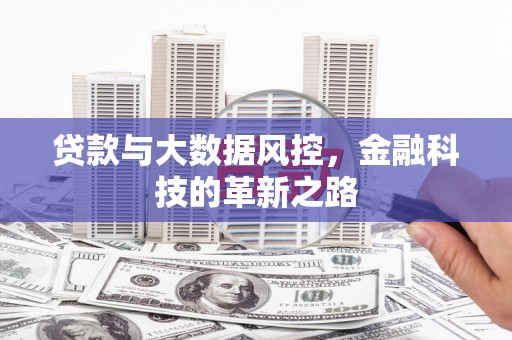 吴堡贷款与大数据风控，金融科技的革新之路