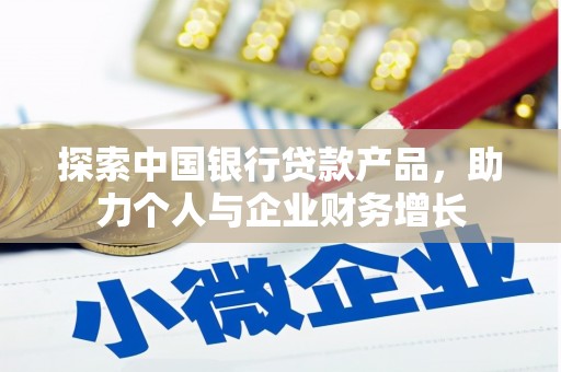 芦竹探索中国银行贷款产品，助力个人与企业财务增长