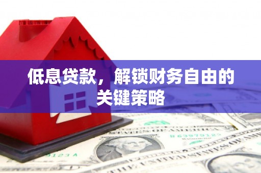 平南低息贷款，解锁财务自由的关键策略
