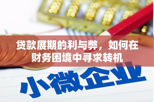 丰顺贷款展期的利与弊，如何在财务困境中寻求转机