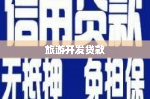 池上旅游开发贷款