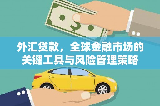 西市外汇贷款，全球金融市场的关键工具与风险管理策略