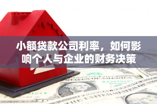 埇桥小额贷款公司利率，如何影响个人与企业的财务决策