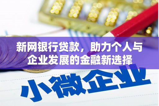 沈丘新网银行贷款，助力个人与企业发展的金融新选择