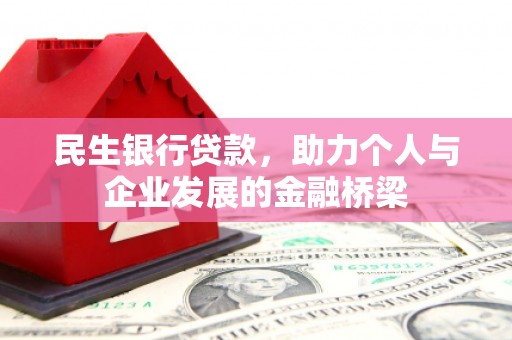 新民民生银行贷款，助力个人与企业发展的金融桥梁