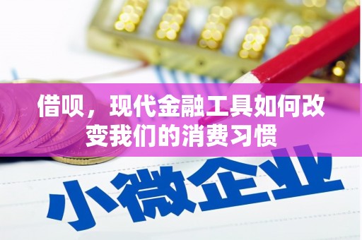 滑县借呗，现代金融工具如何改变我们的消费习惯