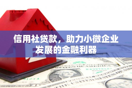 松山信用社贷款，助力小微企业发展的金融利器